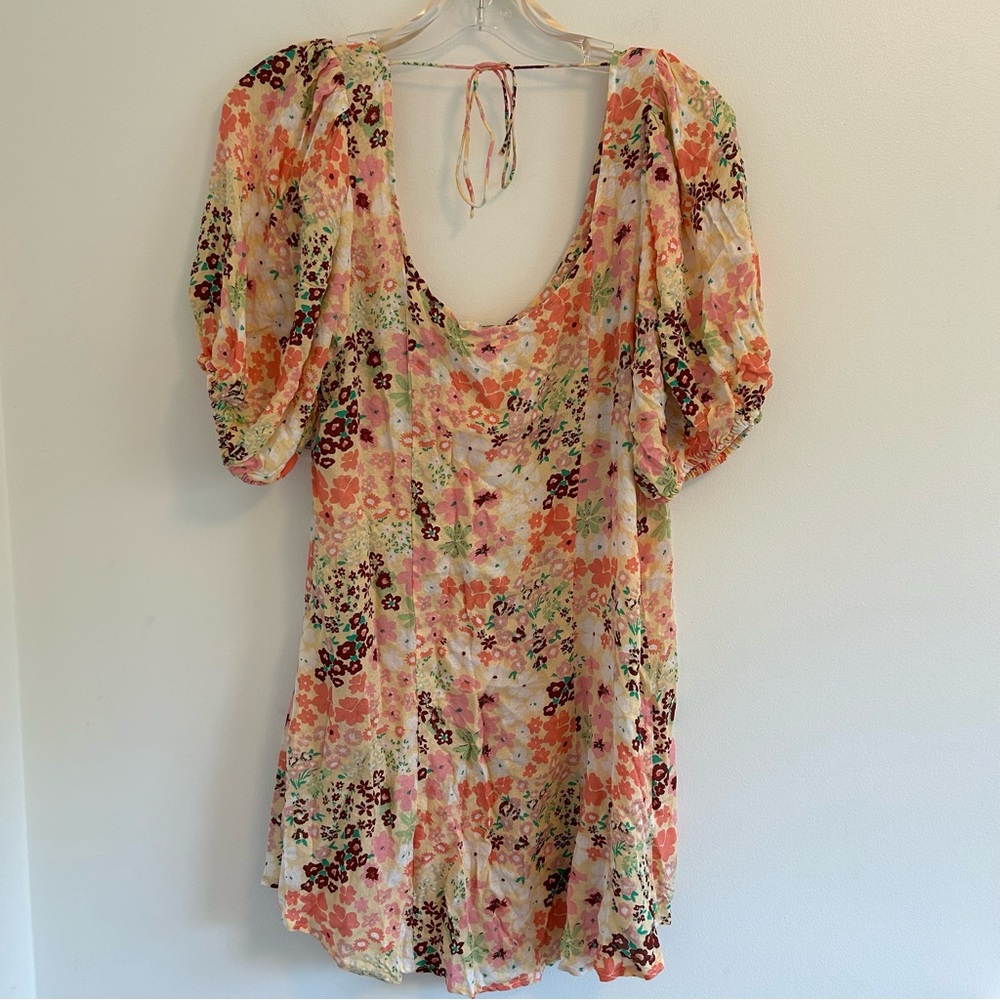 (SOLD) FREE PEOPLE NWT Callie Floral Sheer Tunic Size Large - Picture 9 of 15